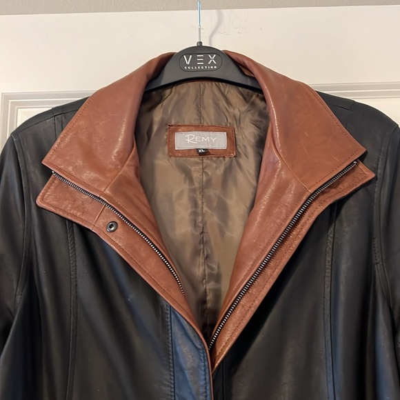 Leather Blazer by Remy - Picture 2 of 5